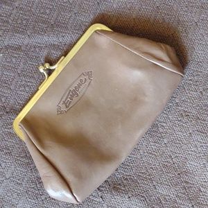 EUGENE brown leather coin purse
